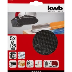 Gitterleinen für Exzenterschleifer Durchmesser 150 mm K220 ^ kwb Discount