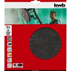 Gitterleinen für Langhalsschleifer Durchmesser 225 mm K120 ^ kwb Outlet