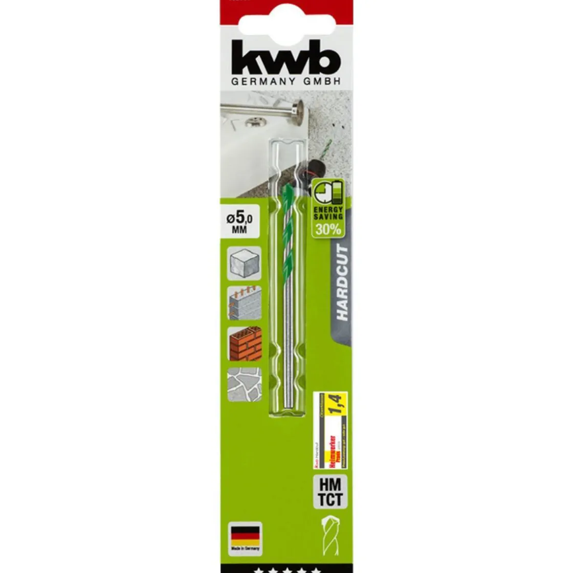 Granitbohrer Hardcut Durchmesser 5 mm ^ kwb Online