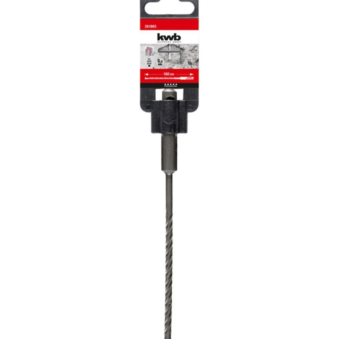 Hammerbohrer Cross Tip Spitze 4 schneidig 160 mm Durchmesser 5 mm ^ kwb Hot