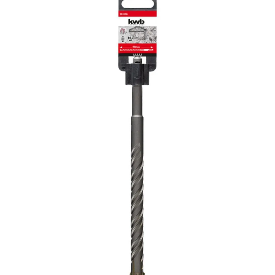 Hammerbohrer Cross Tip Spitze 4 schneidig Durchmesser 16 mm ^ kwb Clearance
