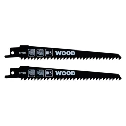 HCS-Säbelsägeblätter für Holz kurve 2-tlg. 153 mm ^ kwb Discount