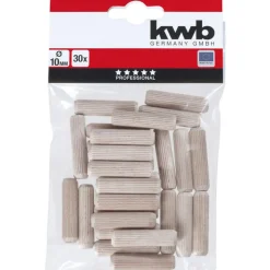 Hollzdübel 10 x 40 mm 30 Stück ^ kwb