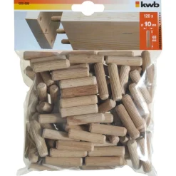 Hollzdübel 10 x 40 mm 120 Stück ^ kwb Sale
