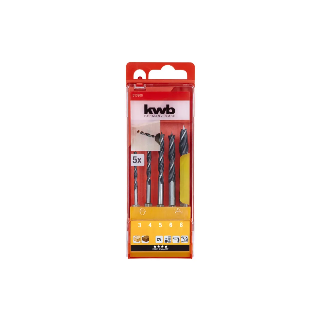 Holzbohrersatz 5 teilig ^ kwb Outlet