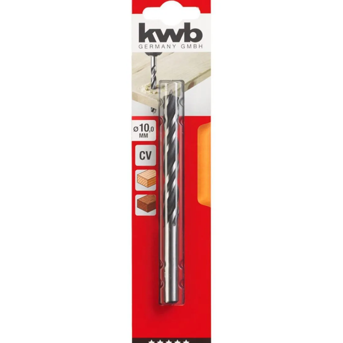 Holzspiralbohrer Durchmesser 10 mm ^ kwb Sale