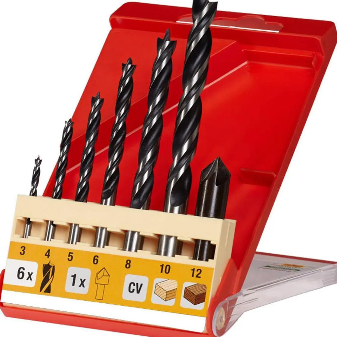 Holzspiralbohrersatz 8 teilig ^ kwb Best
