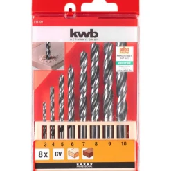 Holzspiralbohrersatz 7 teilig ^ kwb Hot