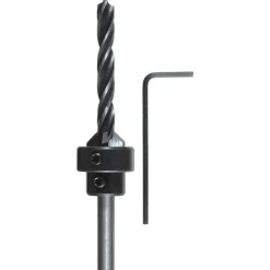 Holzspiralbohrer-Set mit Aufstecksenker und Tiefenstop 3 teilig Durchmesser 4 mm ^ kwb Online