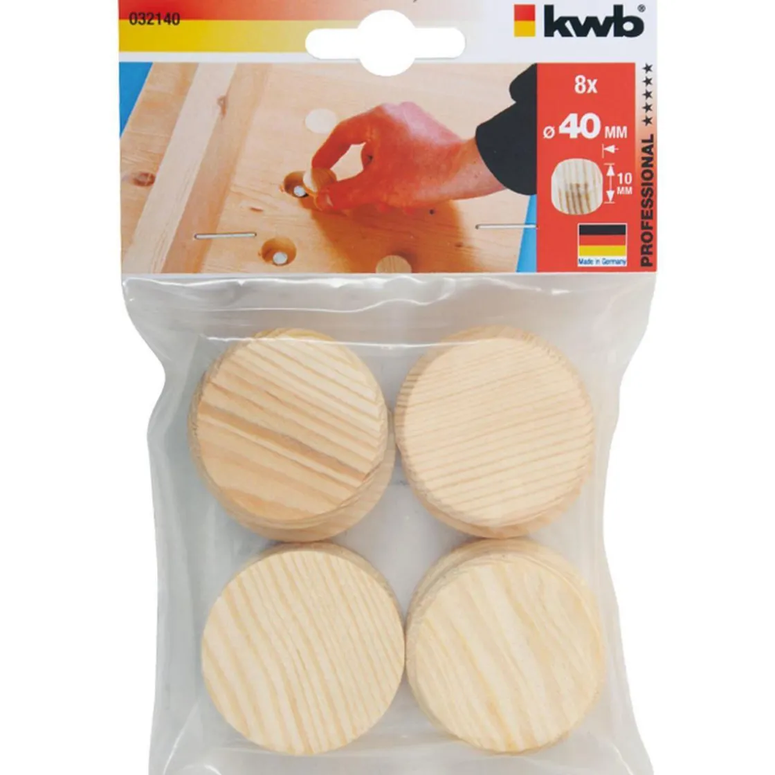 Konusplättchen Durchmesser 40 mm 8 Stück ^ kwb Clearance