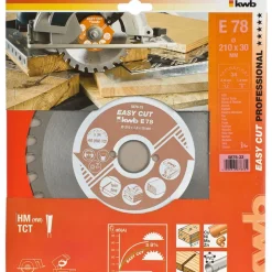Kreissägeblätter Easy Cut für Handkreissägen Durchmesser 210x30 mm ^ kwb Best