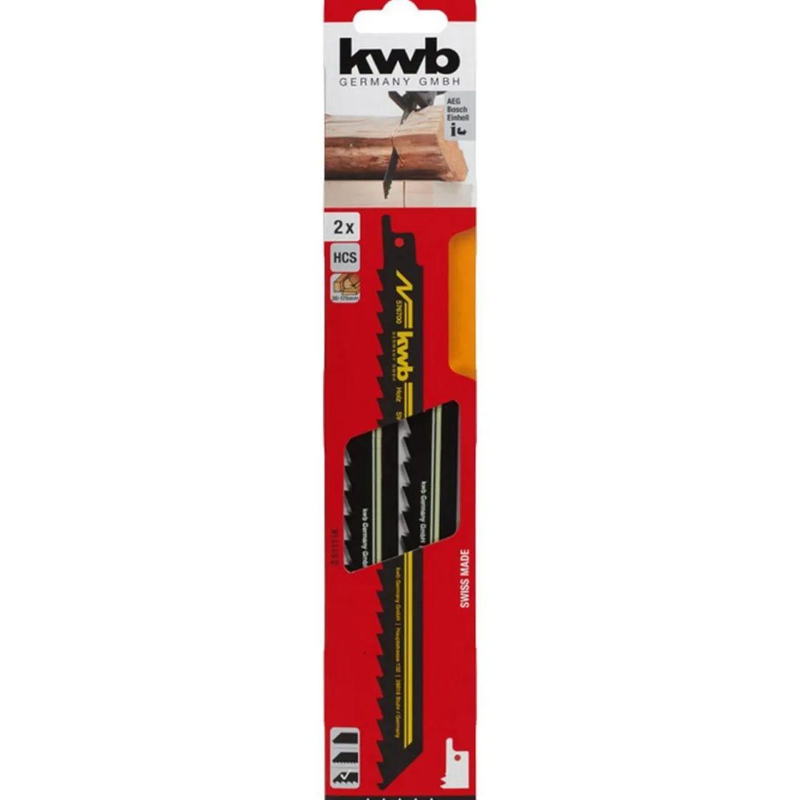 Säbelsägeblätter Holzbearbeitung grob 228 mm ^ kwb Discount