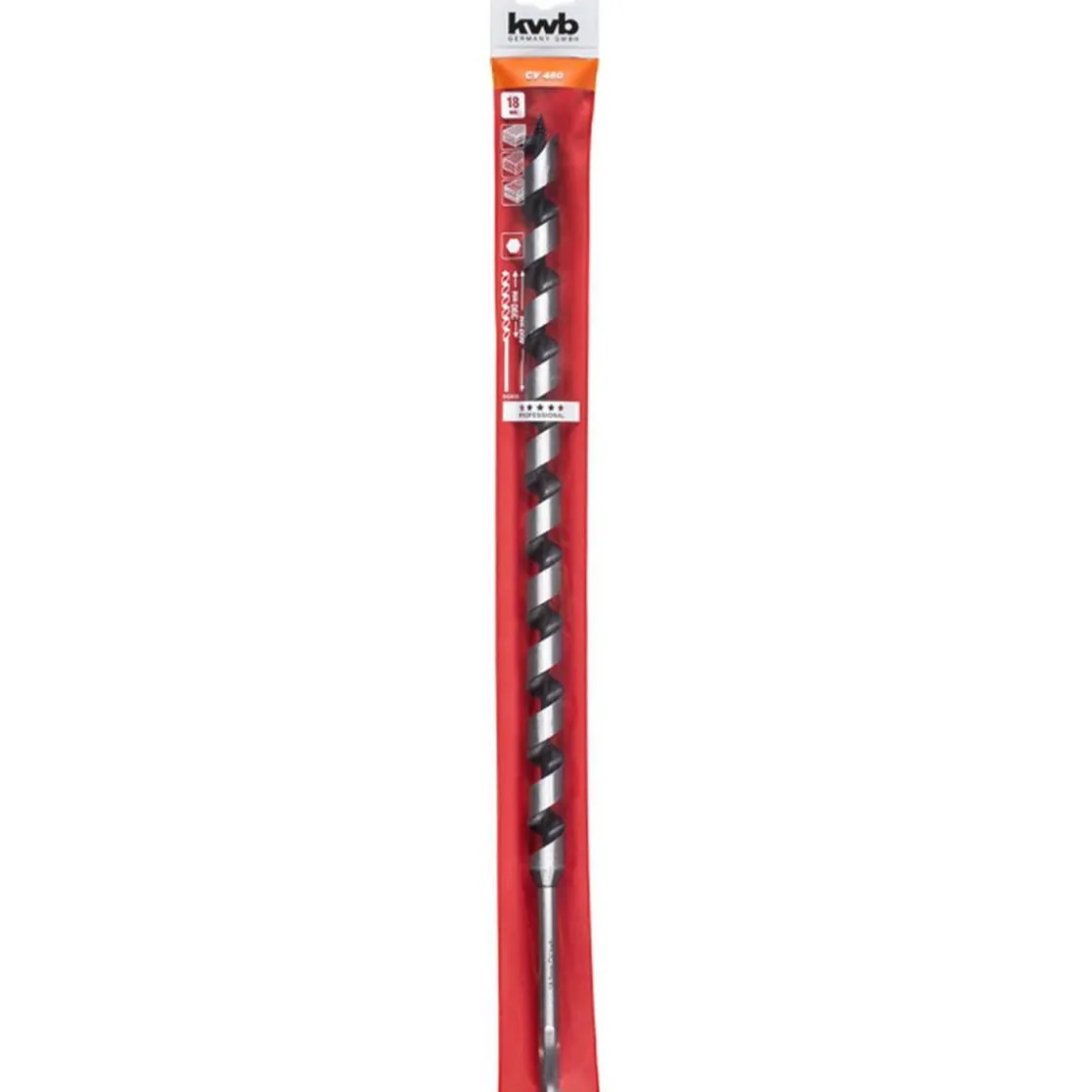 Schlangenbohrer 460 mm Durchmesser 18 mm ^ kwb Outlet