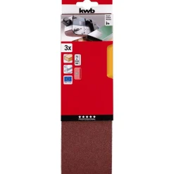 Schleifbänder Holz und Metall 75 x 533 mm K80 ^ kwb Discount