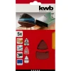 Schleifdreiecke Quick Stick Holz und Metall K80 ^ kwb Clearance