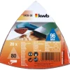 Schleifdreiecke Quick Stick Holz und Metall 93 mm K80 ^ kwb Hot