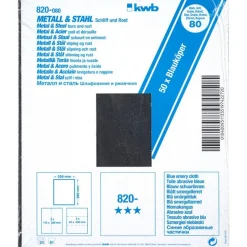 Schleifgewebe Metall und Stahl Blauköper 230 x 280 mm K80 ^ kwb Clearance