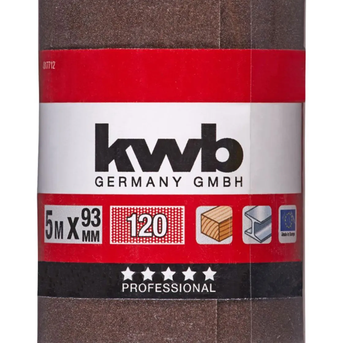 Schleifmittel-Rollen Holz und Metall 5 m x 93 mm K120 ^ kwb Sale