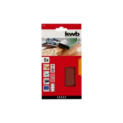 Schleifstreifen Quick-Stick Holz und Metall 93 x 185 mm K240 ^ kwb Outlet