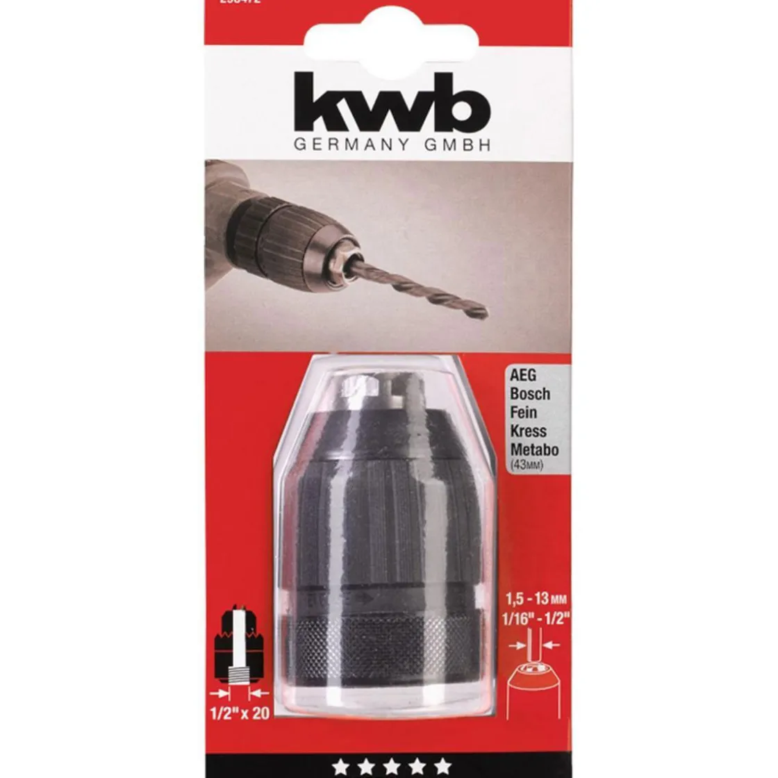 Schnellspann-Bohrfutter ^ kwb Online