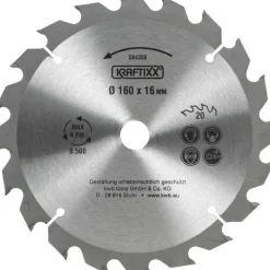 Spanplattensägeblatt für Handkreissäge Durchmesser 160x16 mm ^ kwb Online