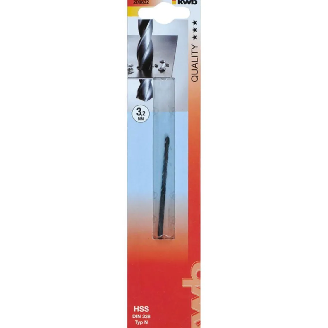 Spiralbohrer Durchmesser 3,2 mm ^ kwb New