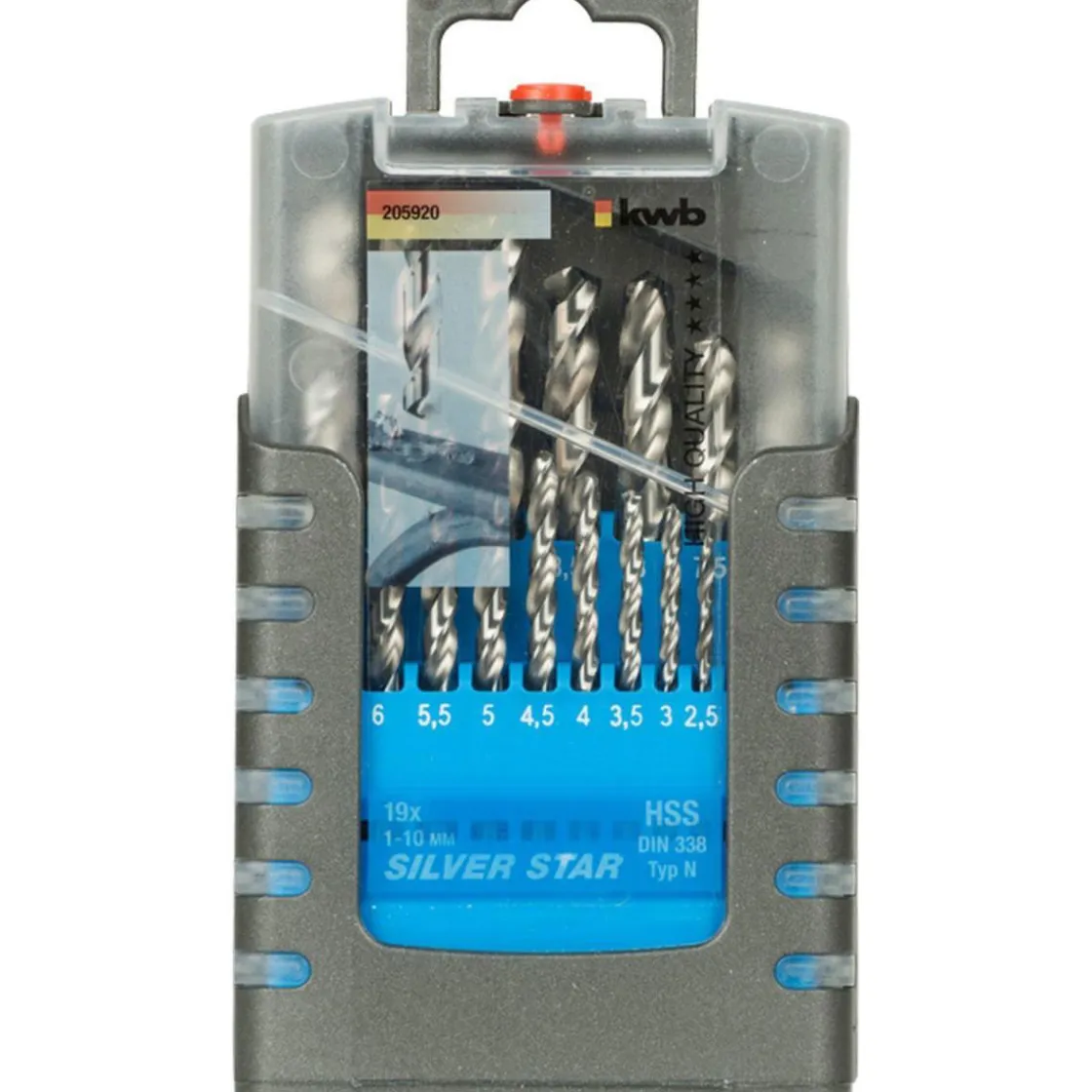 Spiralbohrer Silver Star 19 teilig ^ kwb Outlet
