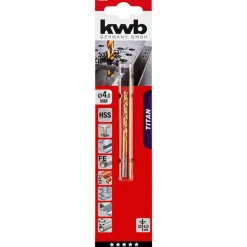 Spiralbohrer Titan Durchmesser 4 mm ^ kwb Outlet