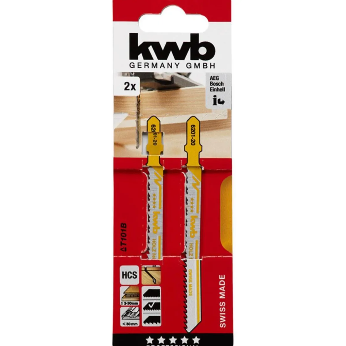 Stichsägeblätter Holzbearbeitung fein S20 ^ kwb Outlet