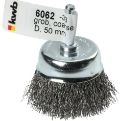 Topfbürsten für Einsatz mit Bohrmaschinen und Akkuschraubern grob Durchmesser 50 mm ^ kwb Hot