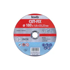 Trennscheibe Cut Fix extra dünn Metallbearbeitung Durchmesser 180 mm ^ kwb Outlet
