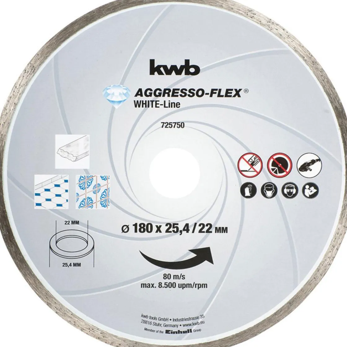 Trennscheiben Aggreso Flex White Line Diamant Durchmesser 180 mm ^ kwb Online