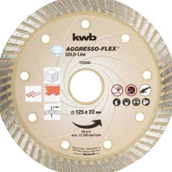 Trennscheiben Aggreso-Flex Gold-Line Diamant Durchmesser 125 mm ^ kwb Sale