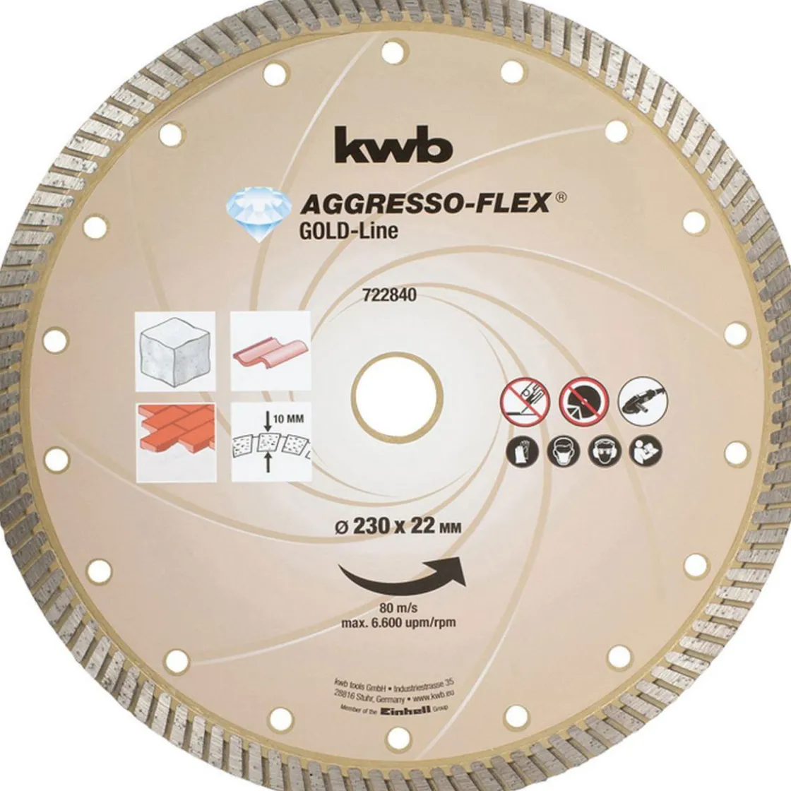 Trennscheiben Aggreso-Flex Gold-Line Diamant Durchmesser 230 mm ^ kwb Online