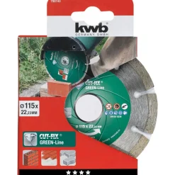Trennscheiben Diamant Cut-Fix Green-Line Durchmesser 115 mm ^ kwb New