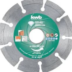 Trennscheiben Diamant Cut-Fix Green-Line Durchmesser 115 mm ^ kwb New