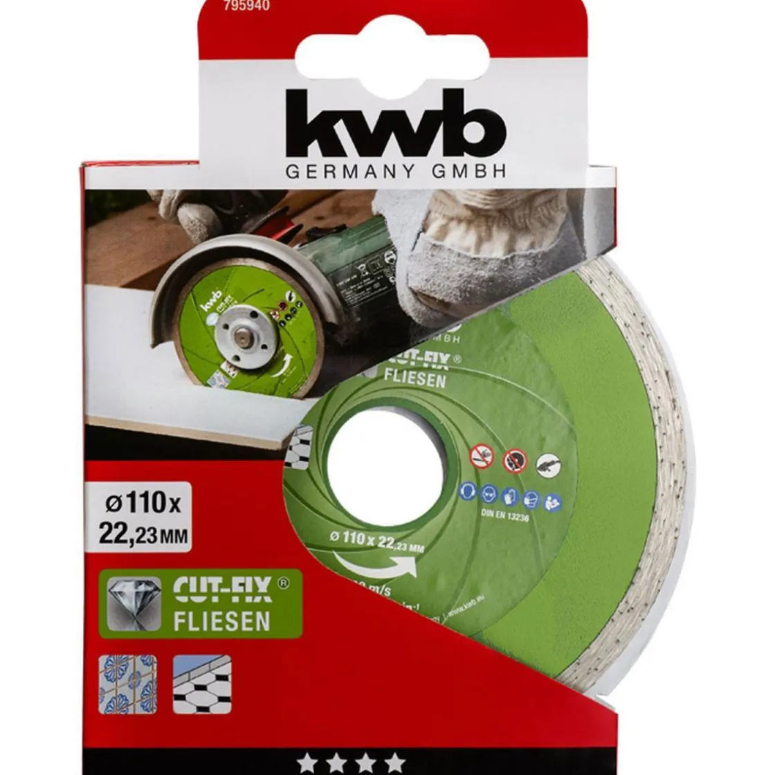 Trennscheiben Diamant Fliesen Cut Fix ^ kwb Clearance