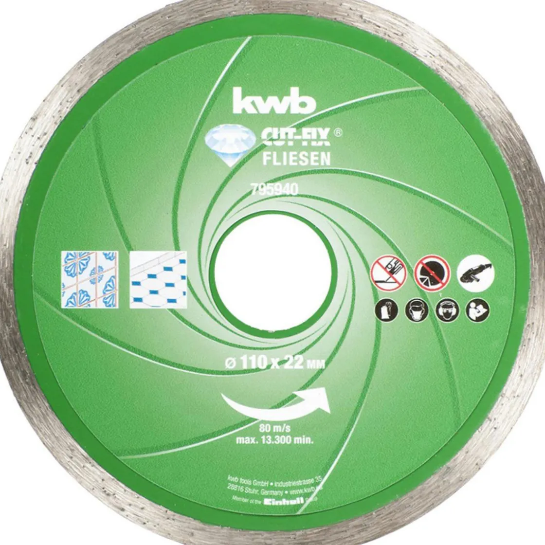 Trennscheiben Diamant Fliesen Cut Fix ^ kwb Clearance