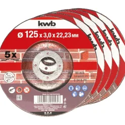 Trennscheiben Steinbearbeitung Durchmesser 125 mm 5 Stück ^ kwb Sale