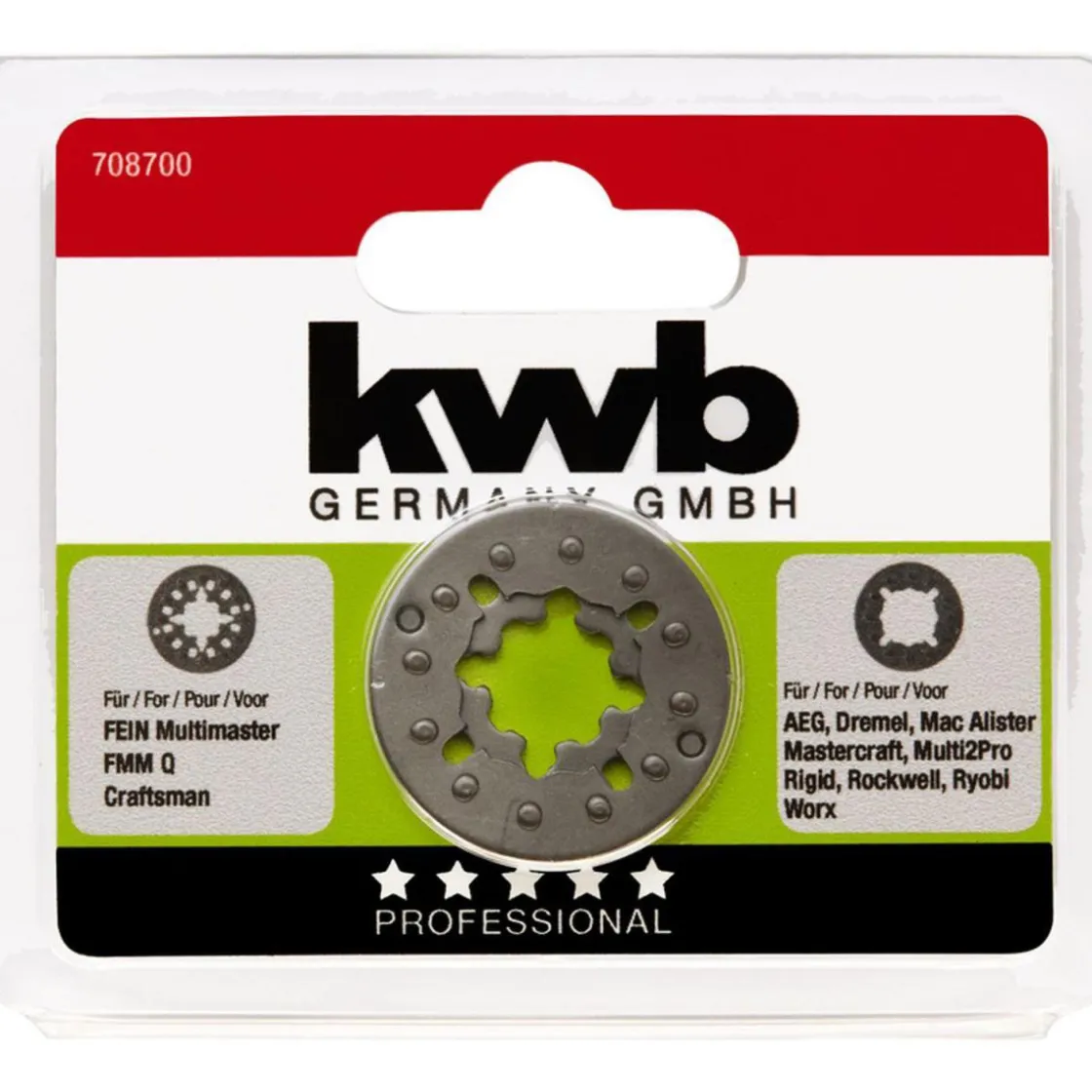 Universal-Adapter für Multitools ^ kwb New
