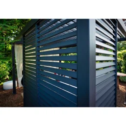Lamellenwand 300-Serie anthrazit 0,9 x 2,4 m ^ Hot