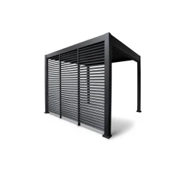 Lamellenwand 300-Serie anthrazit 0,9 x 2,4 m ^ Hot