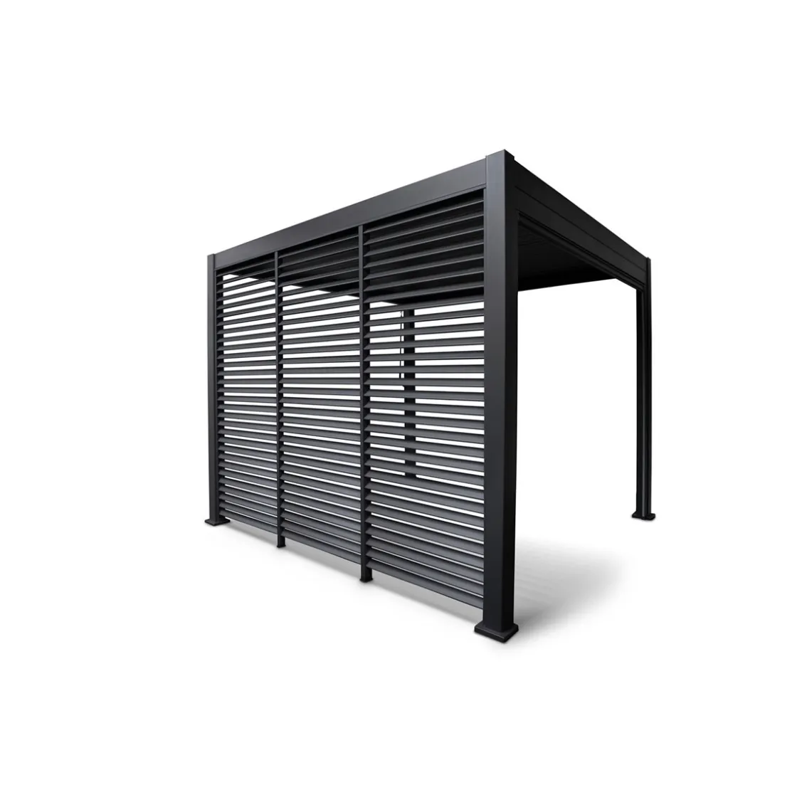 Lamellenwand 300-Serie anthrazit 0,9 x 2,4 m ^ Hot