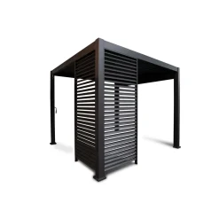 Lamellenwand 300-Serie anthrazit 0,9 x 2,4 m ^ Hot