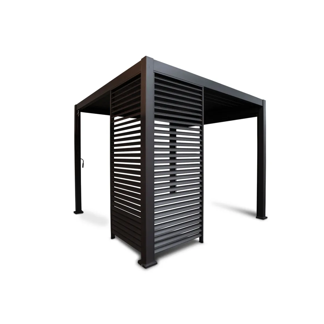 Lamellenwand 300-Serie anthrazit 0,9 x 2,4 m ^ Hot