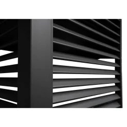 Lamellenwand 300-Serie anthrazit 0,9 x 2,4 m ^ Hot