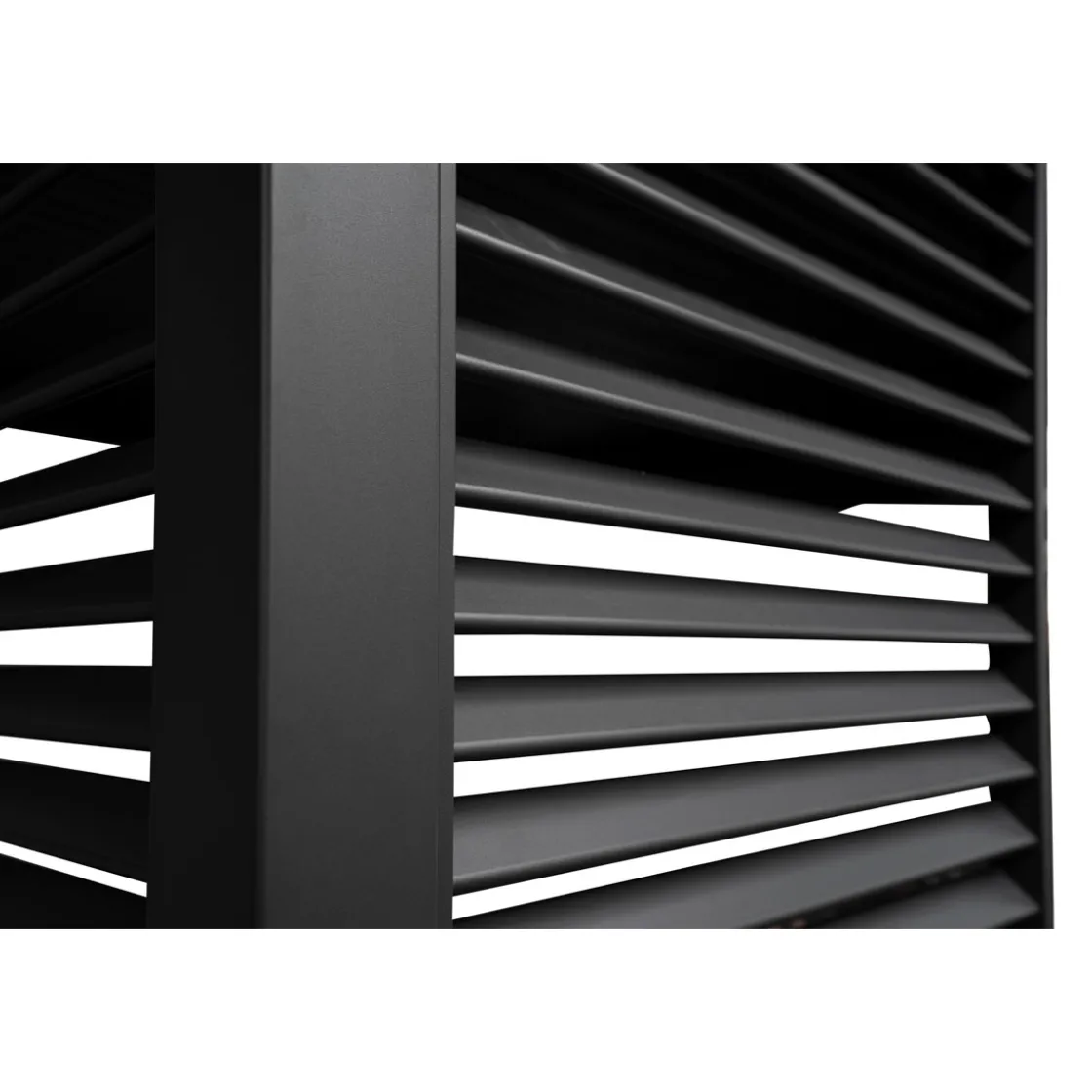 Lamellenwand 300-Serie anthrazit 0,9 x 2,4 m ^ Hot