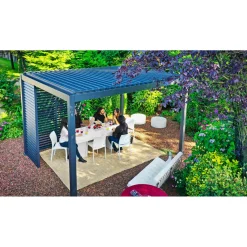 Lamellenwand 300-Serie anthrazit 0,9 x 2,4 m ^ Hot