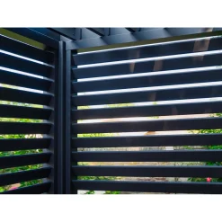 Lamellenwand 300-Serie anthrazit 0,9 x 2,4 m ^ Hot