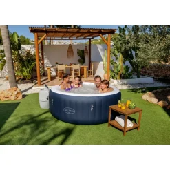 Lay-Z-Spa Whirlpool Miami AirJet4 Personen Dm. 180x66 cm, Dunkelblau ^ Bestway Outlet
